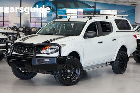 White 2018 Mitsubishi Triton Cab Chassis GLX (4X4)