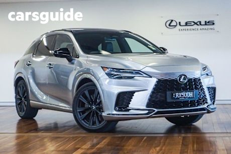 Grey 2024 Lexus RX Wagon RX500h F Sport Performance