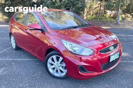 Red 2019 Hyundai Accent Hatchback Sport