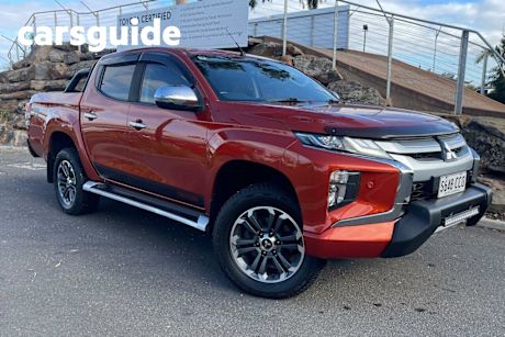 Orange 2019 Mitsubishi Triton Dual Cab Pick-up Toby Price Edition