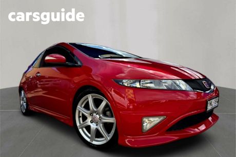 Red 2009 Honda Civic Hatchback Type R