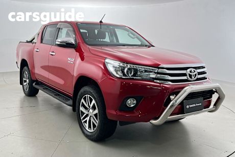 Red 2016 Toyota Hilux Dual Cab Utility SR5 (4X4)