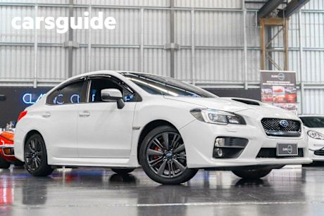 White 2015 Subaru WRX Sedan (AWD)