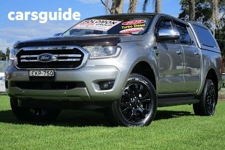 Grey 2020 Ford Ranger Double Cab Pick Up XLT 3.2 HI-Rider (4X2)