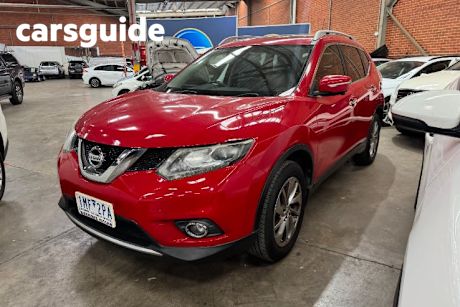 Red 2017 Nissan X-Trail SUV TL (4WD)