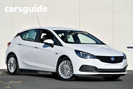 White 2017 Holden Astra Hatchback R