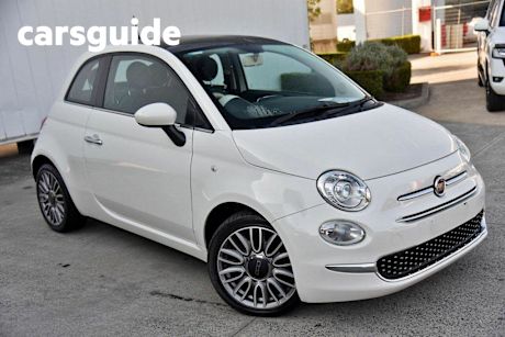 White 2018 Fiat 500 Hatchback Lounge