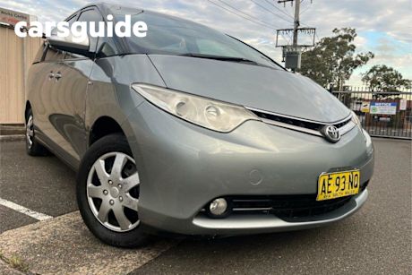 Silver 2008 Toyota Tarago Wagon GLI