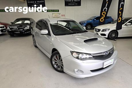 Silver 2009 Subaru Impreza Hatchback WRX (awd)