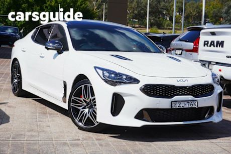 White 2023 Kia Stinger Sedan GT Fastback