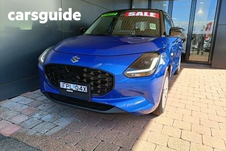 Blue 2024 Suzuki Swift Hatchback Hybrid