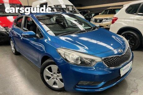 Blue 2013 Kia Cerato Sedan S