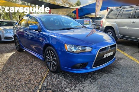Blue 2015 Mitsubishi Lancer Sedan ES Sport