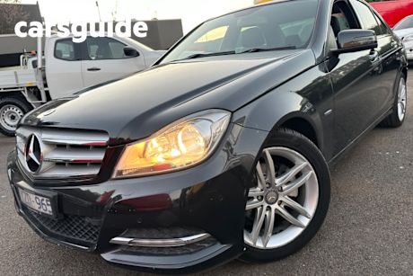 Black 2012 Mercedes-Benz C200 Sedan CDI BE