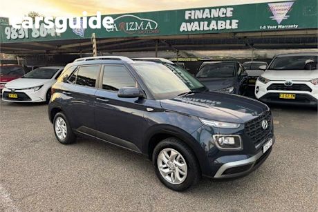 Blue 2021 Hyundai Venue Wagon