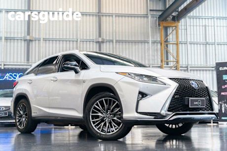 Silver 2017 Lexus RX450H Wagon F Sport Hybrid
