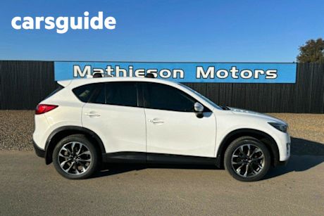 White 2016 Mazda CX-5 Wagon Akera (4X4)