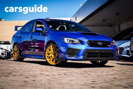 Blue 2018 Subaru WRX Sedan STI Premium
