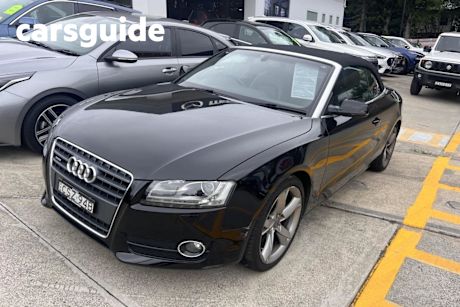 Black 2010 Audi A5 Cabriolet 2.0 Tfsi Quattro