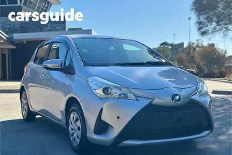 Silver 2019 Toyota Vitz Hatch Hybrid