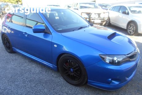 Blue 2008 Subaru Impreza Hatchback WRX (awd)