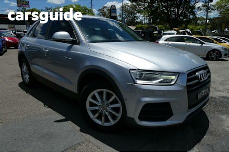 Silver 2017 Audi Q3 Wagon 2.0 TDI Quattro (110KW)