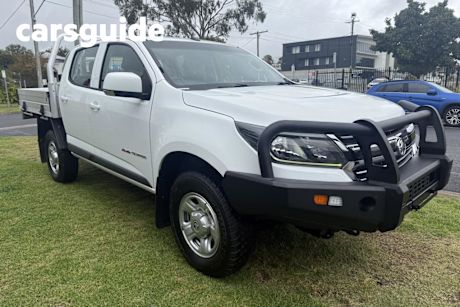 White 2019 Holden Colorado Crew Cab Chassis LS (4X4)