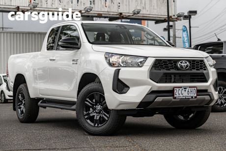 White 2024 Toyota Hilux Ute Tray