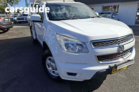 White 2015 Holden Colorado Cab Chassis LS (4X4)