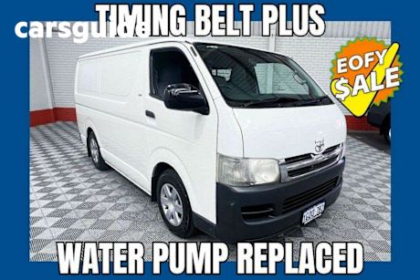 White 2007 Toyota Hiace Van LWB