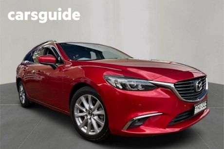 Red 2017 Mazda 6 Wagon Touring