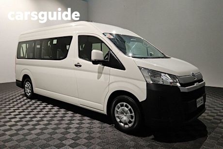 White 2019 Toyota Hiace Commercial Commuter