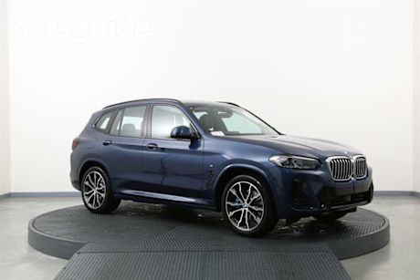 Blue 2022 BMW X3 Wagon Xdrive30I M Sport