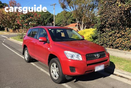 Red 2007 Toyota RAV4 Wagon Cruiser (4X4)