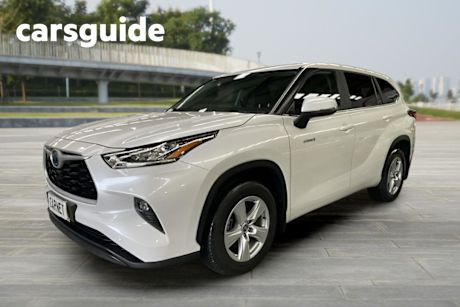 White 2023 Toyota Kluger Wagon GX Hybrid AWD