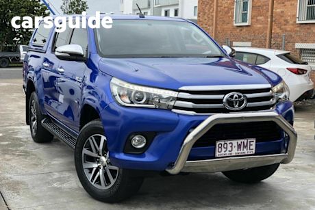 Blue 2016 Toyota Hilux Dual Cab Utility SR5 (4X4)