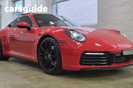 Red 2019 Porsche 911 Coupe Carrera S PDK