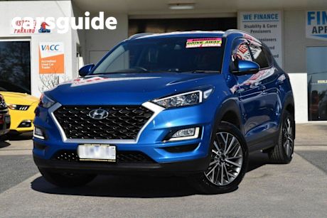 Blue 2019 Hyundai Tucson Wagon Active X (fwd)