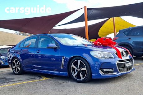 Blue 2016 Holden Commodore Sedan SV6 Reserve Edition