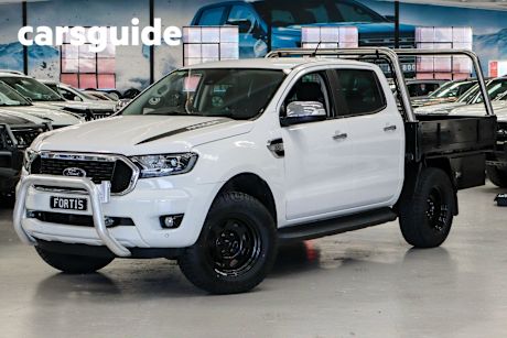 White 2020 Ford Ranger Double Cab Chassis XL 3.2 (4X4)