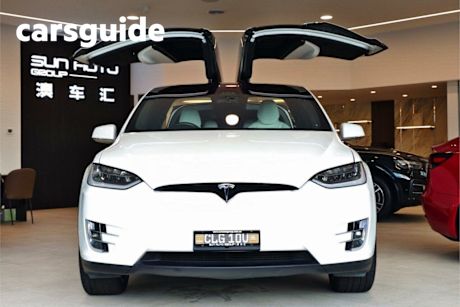 White 2017 Tesla Model X Wagon 100D (100XB)