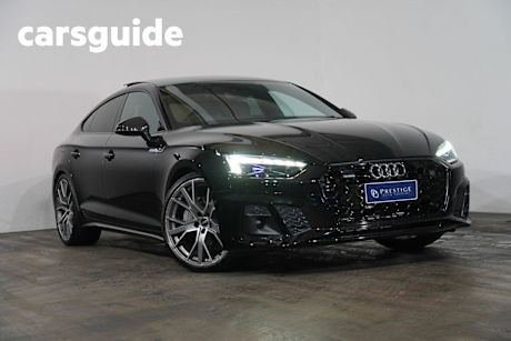 Black 2022 Audi A5 Sportback 45 Tfsi Quattro S Line Mhev