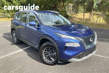 Blue 2024 Nissan X-Trail Wagon ST (4WD) 7 Seat