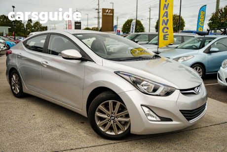 Silver 2013 Hyundai Elantra Sedan Trophy
