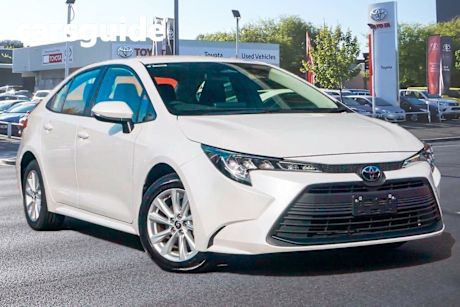 White 2023 Toyota Corolla Sedan Ascent Sport + Convenience PK