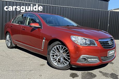 Red 2016 Holden Calais Sedan