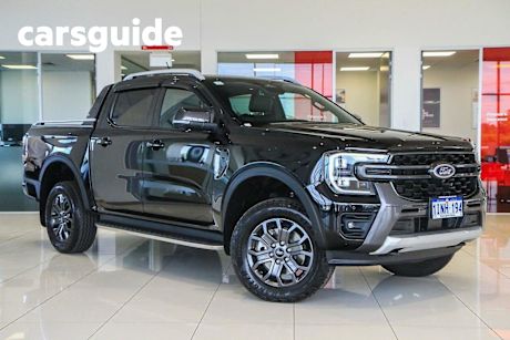 Black 2023 Ford Ranger Double Cab Pick Up Wildtrak 3.0 (4X4)