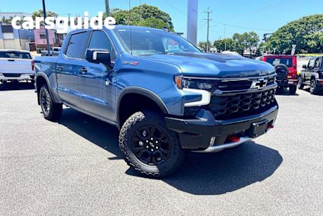 Blue 2024 Chevrolet Silverado Crew Cab Pickup 1500 ZR2