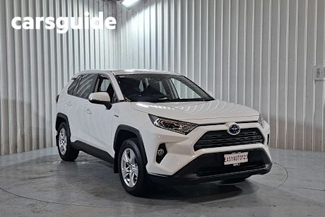 White 2020 Toyota RAV4 Wagon GX (2WD) Hybrid