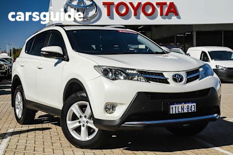 White 2013 Toyota RAV4 Wagon GXL (2WD)